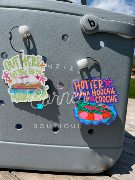 Blank Acrylic Hotter then bag tag or charm