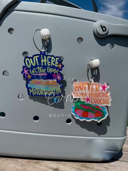 Blank Acrylic Hotter then bag tag or charm