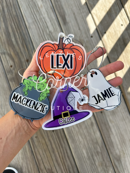 Blank Acrylic Halloween tags