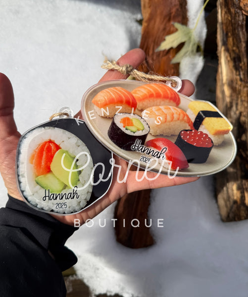 Blank Acrylic Food Ornaments