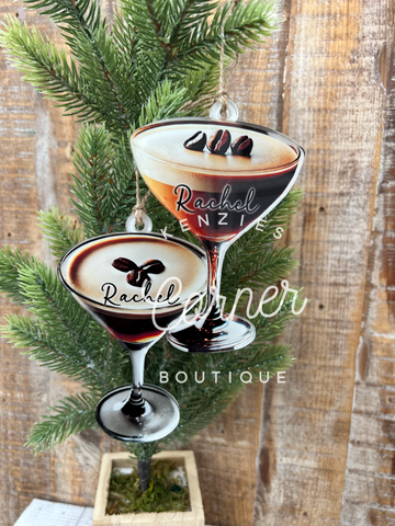 Blank Acrylic espresso martini ornaments