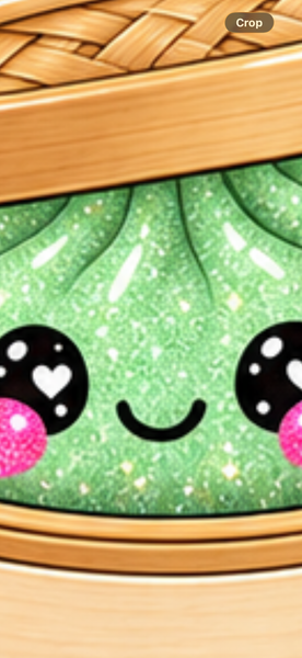 Customized dumpling ornament or bag tag