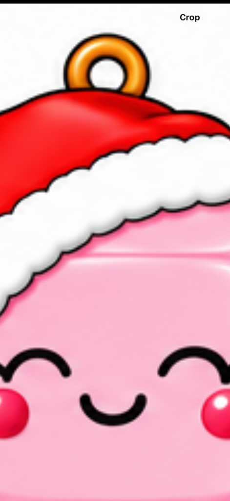PNG file for the Santa hat cubes and butter
