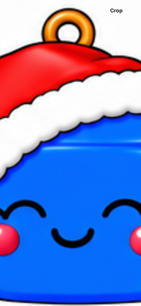 PNG file for the Santa hat cubes and butter