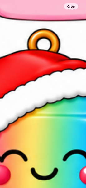 PNG file for the Santa hat cubes and butter
