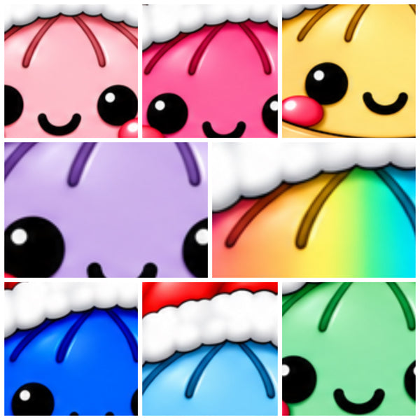 PNG file for the Santa hat dumplings