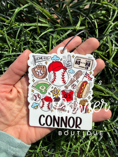 Blank Acrylic more images collage bag tag or charm MM