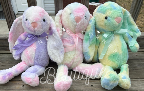 Tie dye sublimation bunny