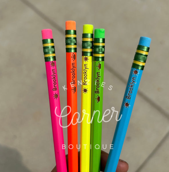 personalized pencils