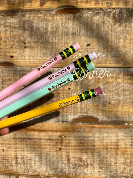 personalized pencils