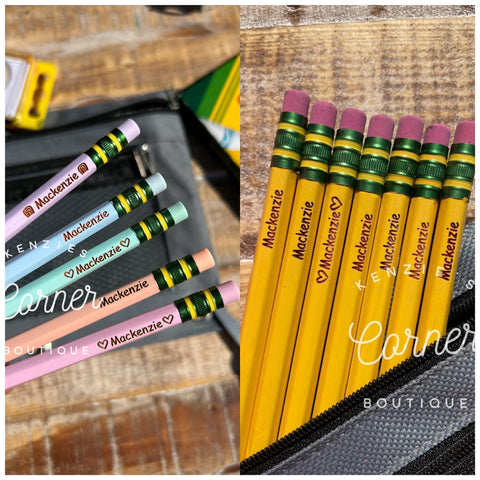 personalized pencils