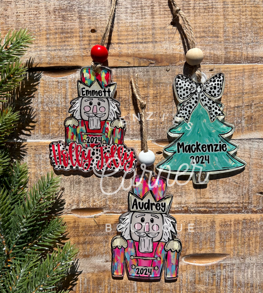 Blank Acrylic nutcracker ornaments