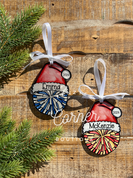 Blank Acrylic cheer and sports ornaments