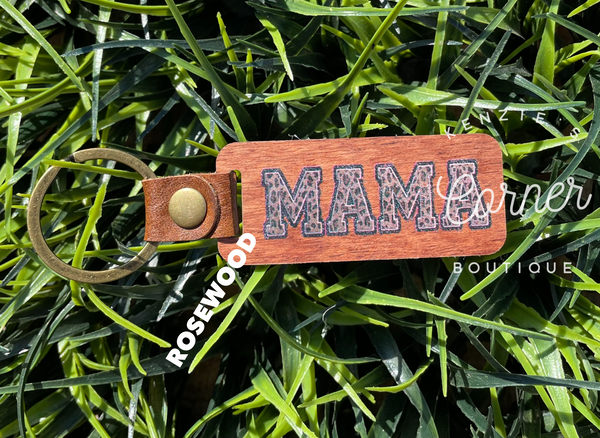 Blank wooden keychains for laser engraving