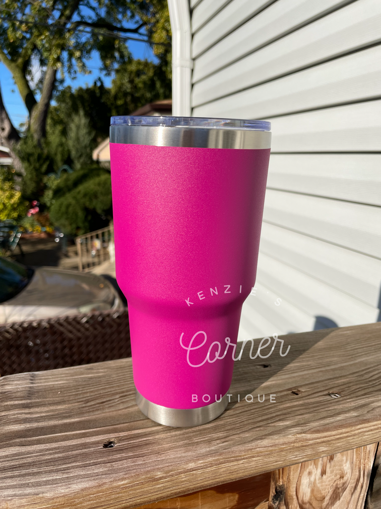 Blank powder coated 4-in-1 can cooler tumbler – Kenzie's Corner Boutique