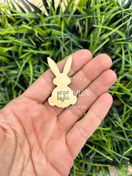 Blank sublimation wood Easter bunny egg stuffers