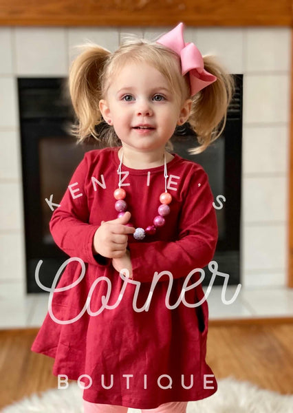 Cranberry 3/4 sleeve pocket tunic