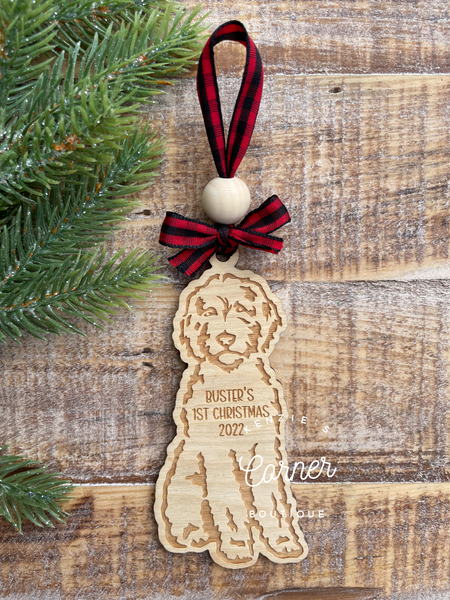 Personalized Dog ornament