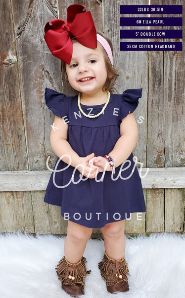 Berry Ella pearl dress