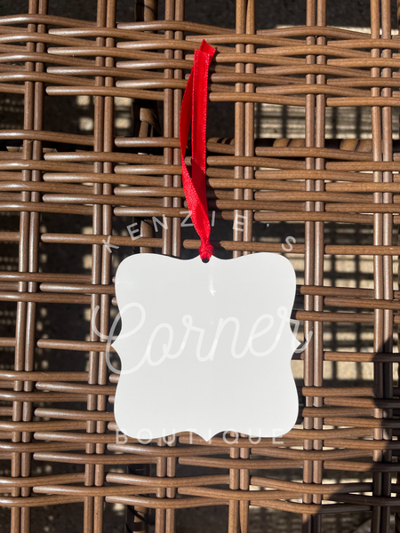 Blank sublimation MDF ornaments or Easter tags