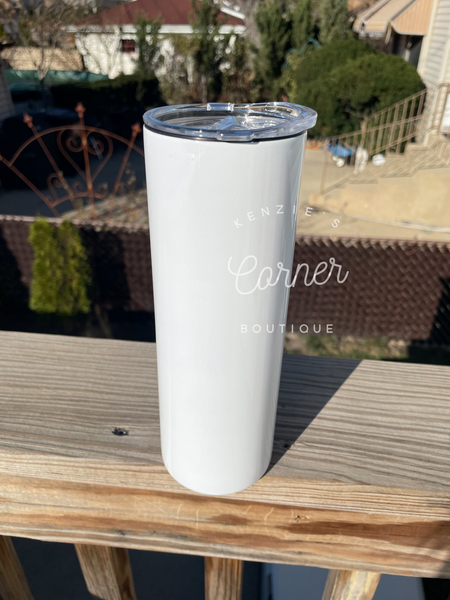 Blank duo lid 20 oz water bottle tumbler for sublimation