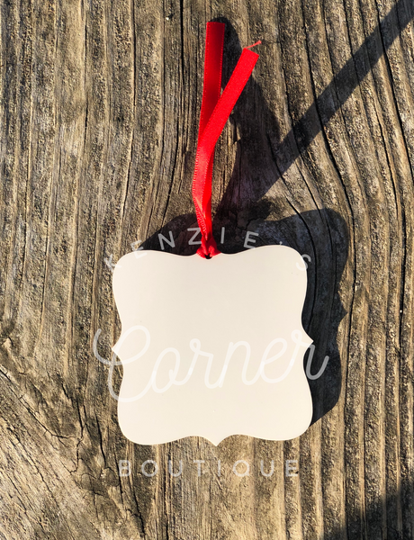 Blank sublimation MDF ornaments or Easter tags