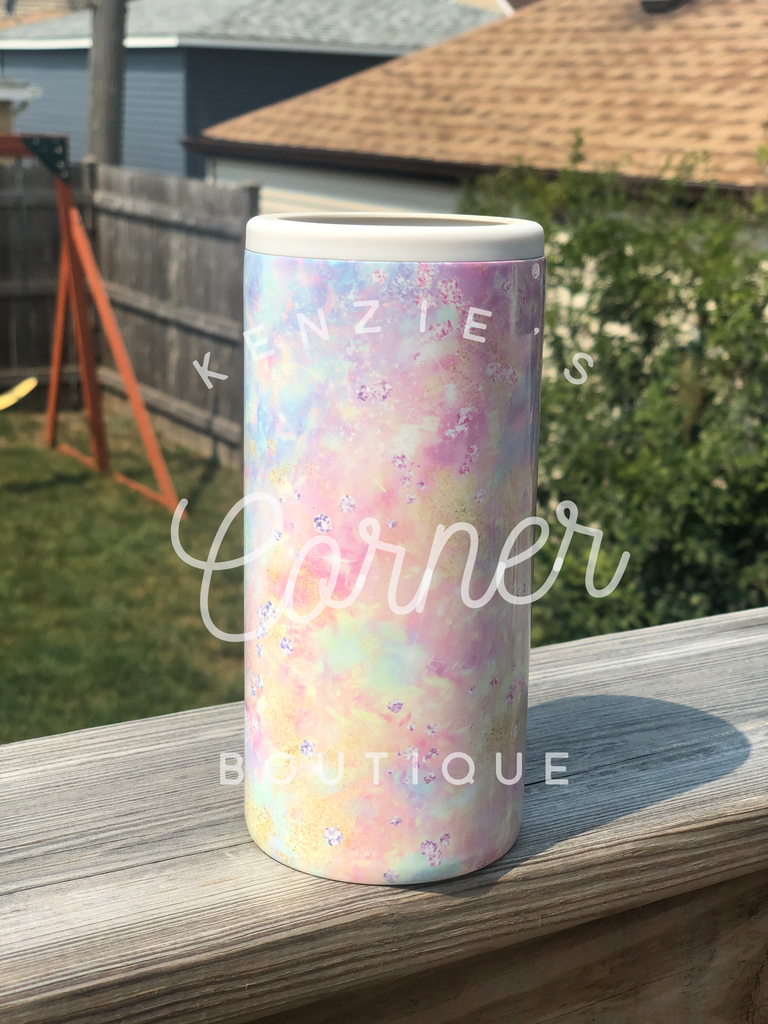 Blank colored handle 40 ounce gloss tumbler for sublimation (clear lid –  Kenzie's Corner Boutique