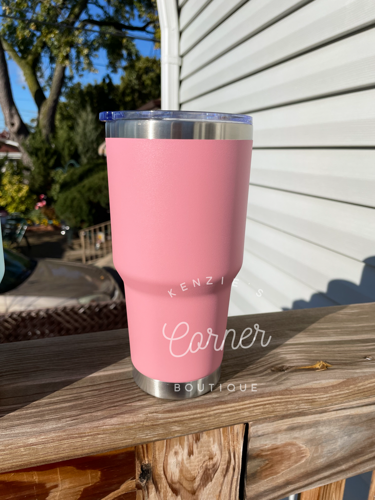 Blank powder coated 4-in-1 can cooler tumbler – Kenzie's Corner Boutique