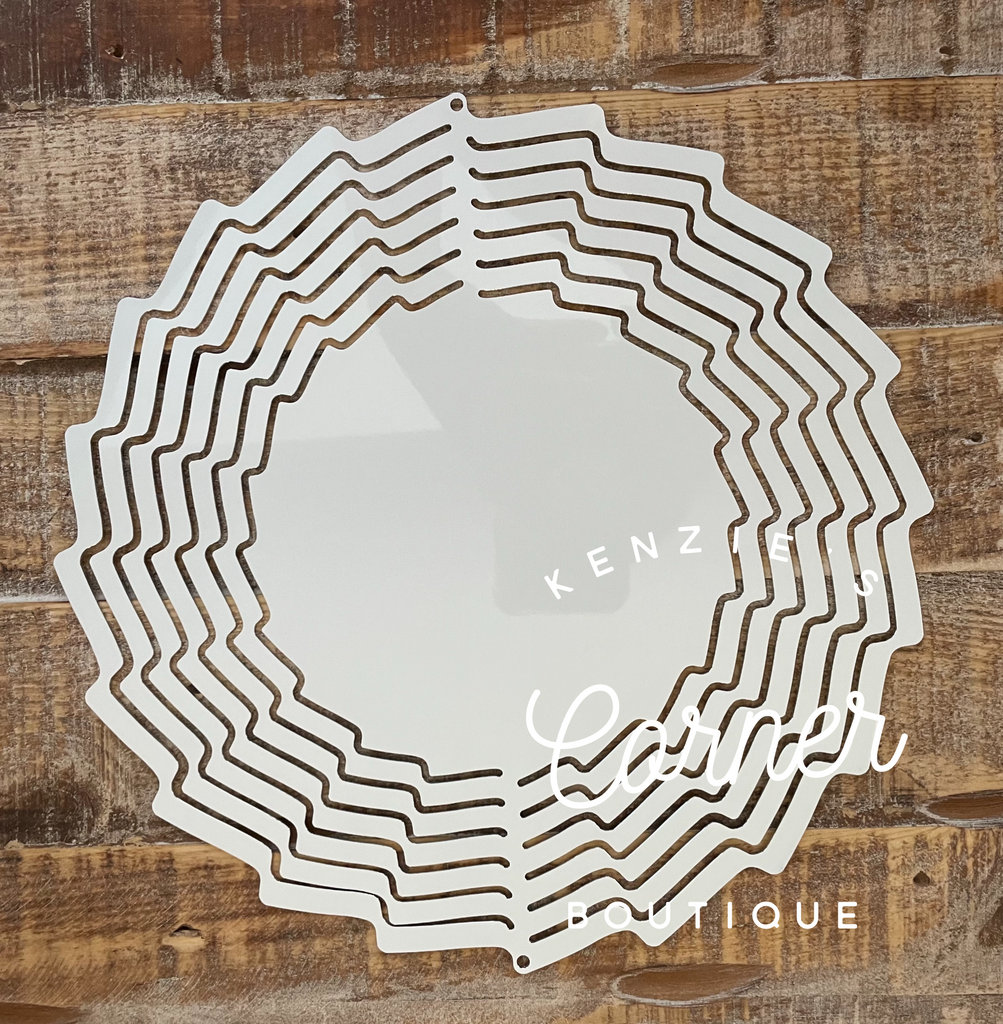 Blank Sublimation wind spinner ornament – Kenzie's Corner Boutique