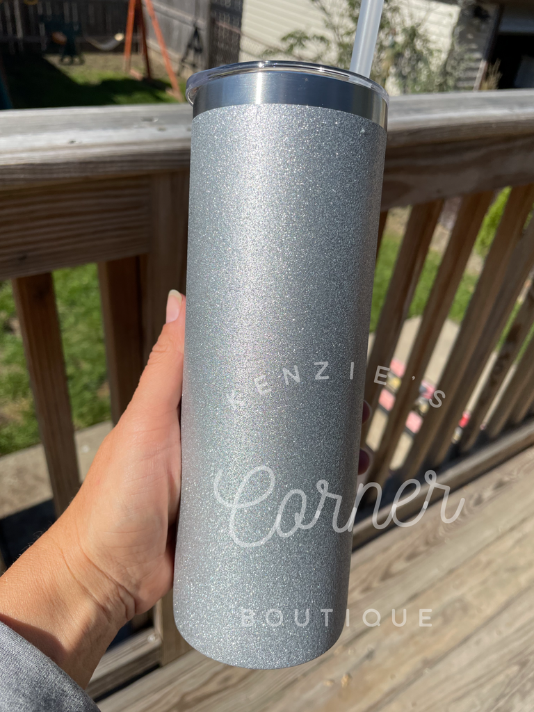 Blank 15 ounce straight skinny tumblers for sublimation – Kenzie's Corner  Boutique