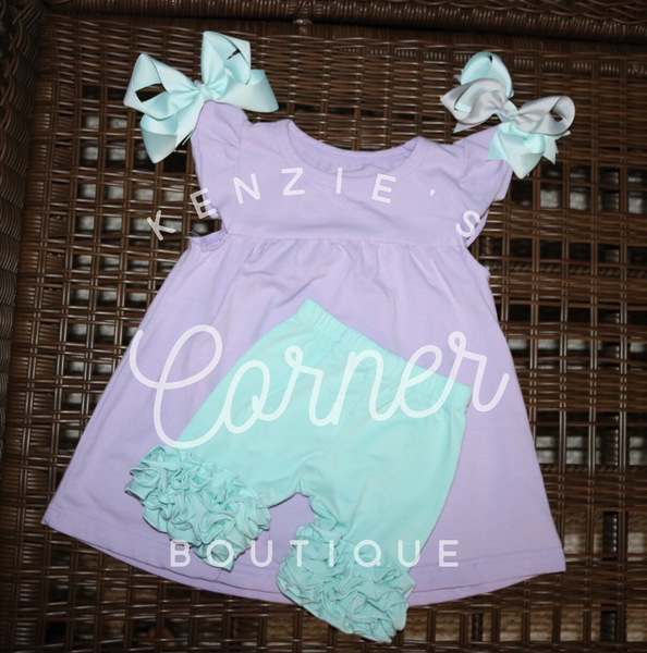 Lavender Ella pearl dress